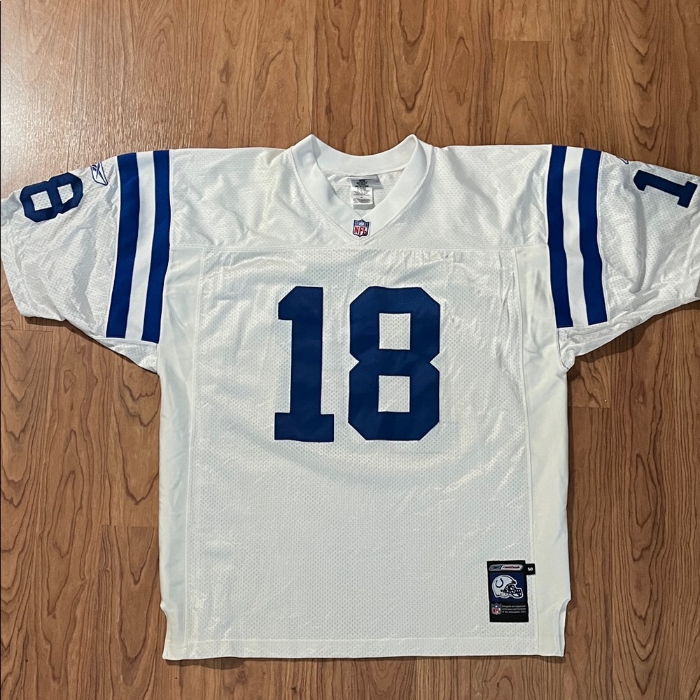 Vintage Reebok Peyton Manning Indianapolis Colts Jersey Size 50